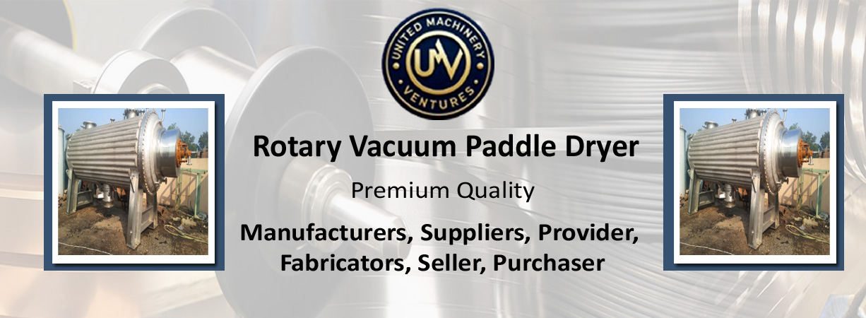 Rotary Vacuum Paddle Dryer Fabricators